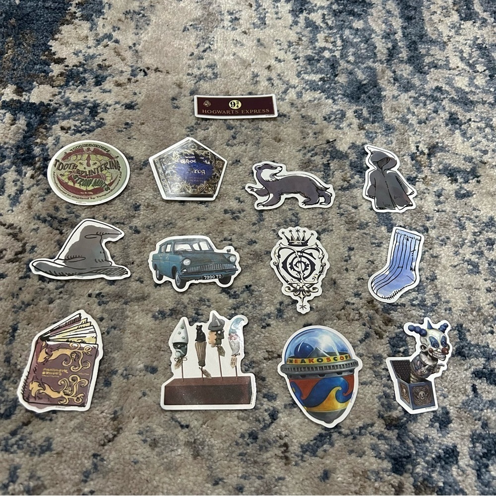 Harry Potter 13 No Repeat Stickers